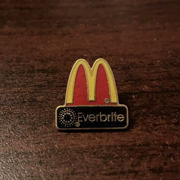McDonald’s Golden Arches Everbrite Employee Lapel Hat Pin‎ - Picture 1 of 3